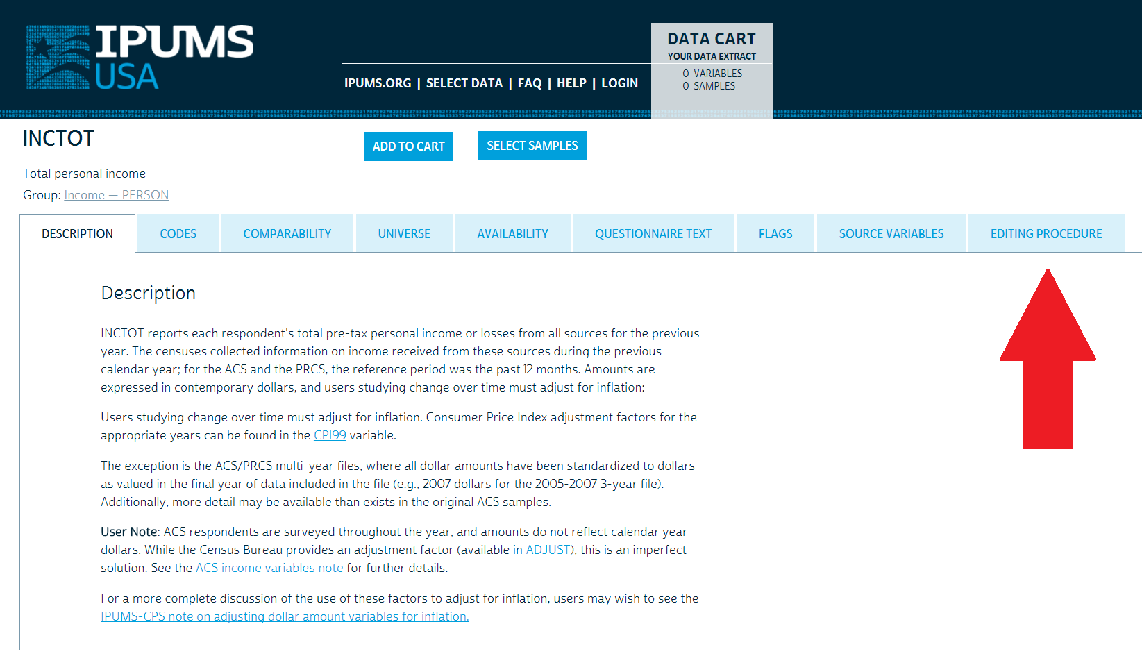 IPUMS USA Introduces New Feature: Census Editing Procedures Tab – Use ...