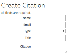 Create Citation