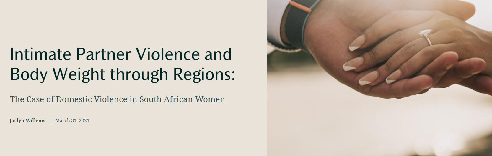 Intimate Partner Violence and Body Weight through Regions