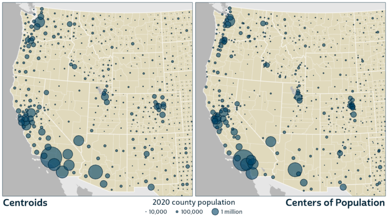 Better Maps with Census Centers of Population – Use It for Good